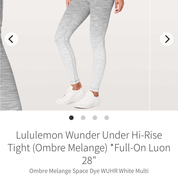 Women’s Lululemon Wunder Under Hi-Rise Tight, Size 6 - Picture 4 of 5